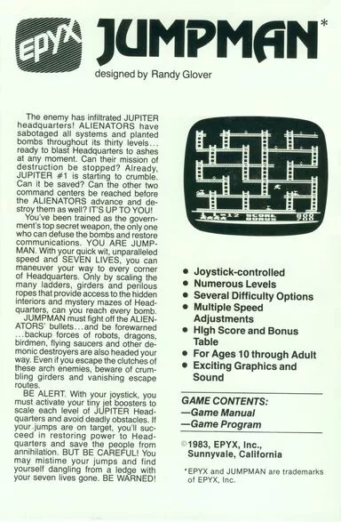 Image n° 16 - screenshots  : Jumpman